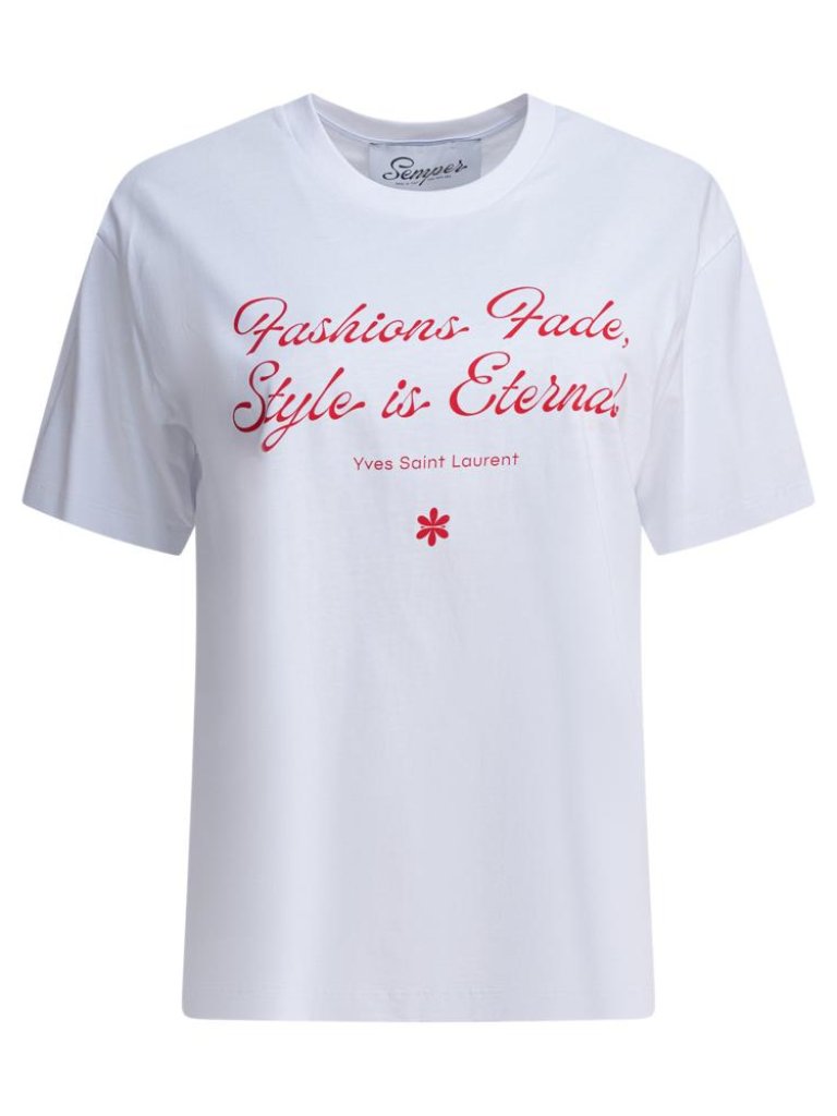 Semper Quote Yves Cotton Shirt Tag Size L Women